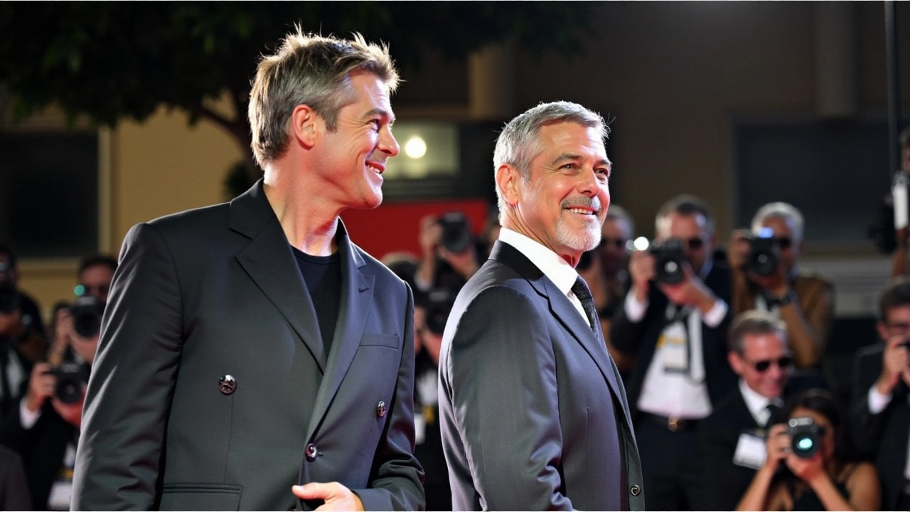 George Clooney y Brad Pitt presentan 'Wolfs' en el Festival de Cine de Venecia