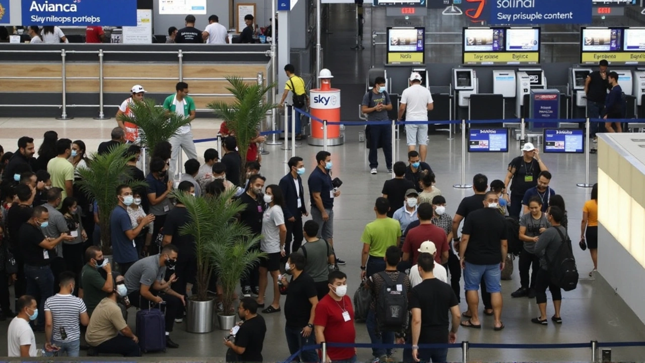 Huelga de Trabajadores en el Aeropuerto de Santiago Coincide con Fiestas Patrias, Impactando a Miles de Pasajeros