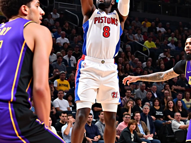 Victoria Sorprendente de los Pistons sobre los Lakers en Detroit