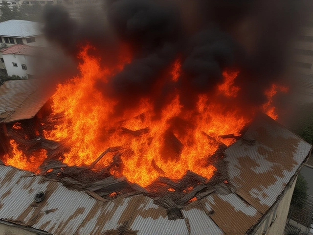 Incendio en centro de Santiago pone en riesgo casona histórica y evacúa a 30 personas